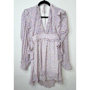 Storia Romantic Dress Ditzy Floral Short Love Lemons Revolve Chiffon Wedding G